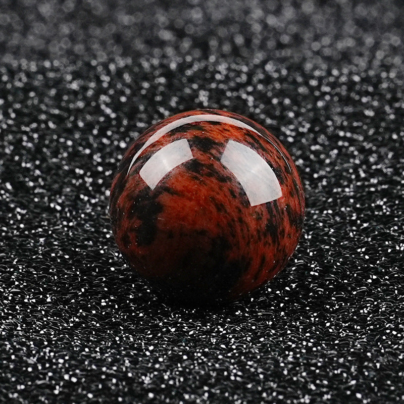 Crystal Agate Stone Sphere - Natural Decorative Gemstone Ball for Home & Office