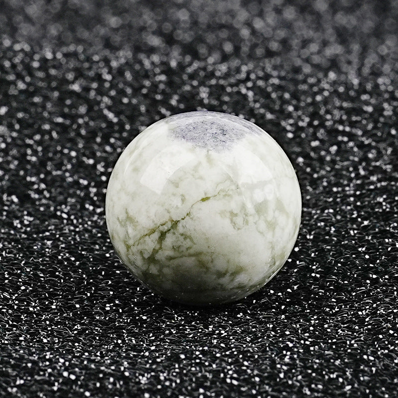 Crystal Agate Stone Sphere - Natural Decorative Gemstone Ball for Home & Office