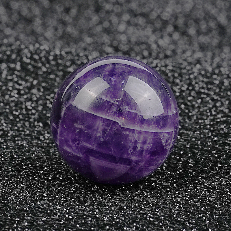 Crystal Agate Stone Sphere - Natural Decorative Gemstone Ball for Home & Office