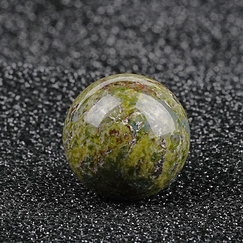 Crystal Agate Stone Sphere - Natural Decorative Gemstone Ball for Home & Office