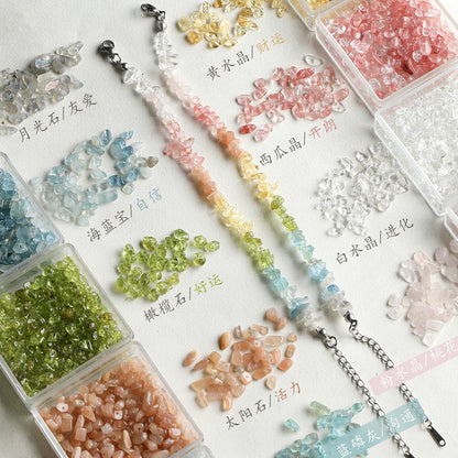 Natural Gemstone Beads - Yellow Topaz, Aquamarine, Moonstone Loose Beads for DIY Jewelry Making