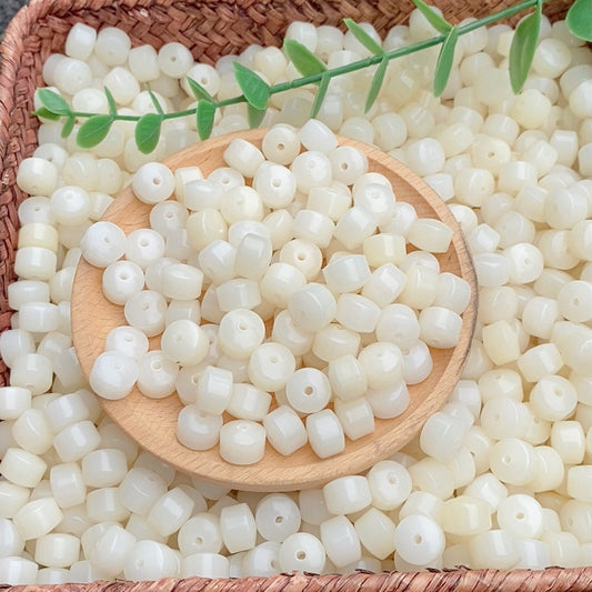 White Jade Pine Beads DIY Mala