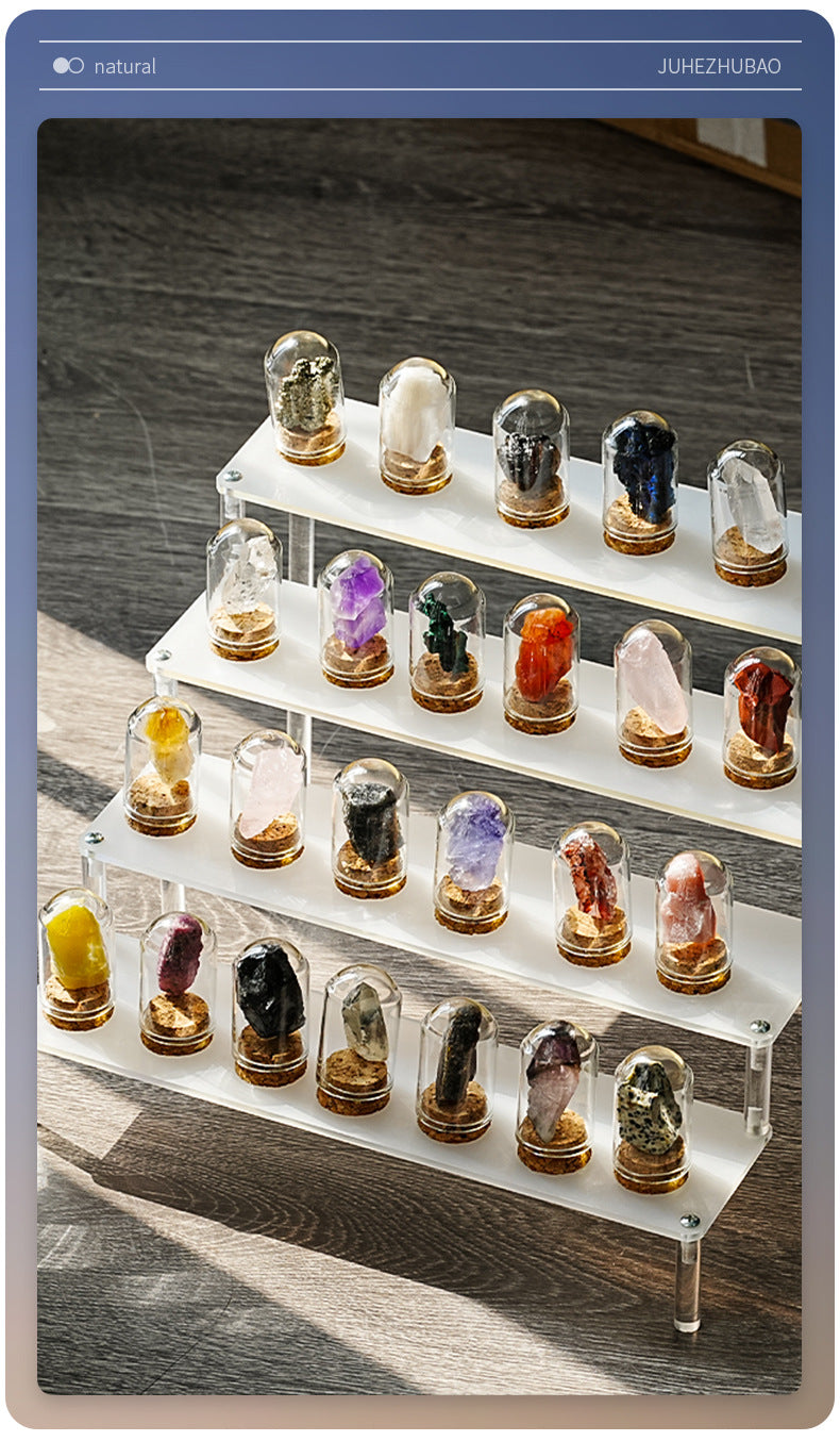 Natural Crystal Specimen Stones - Decorative Mineral Crystals for Home & Collection